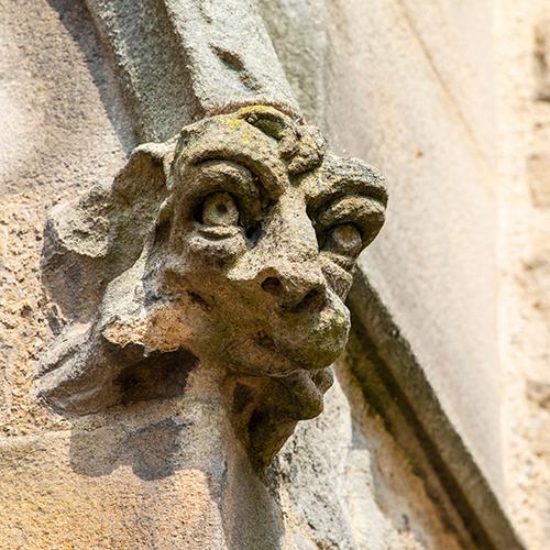 eroded gargoyle